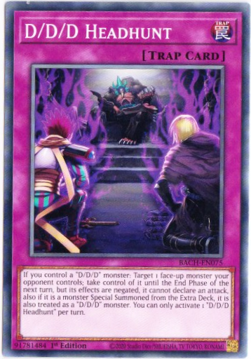 Yu-Gi-Oh! | D/D/D Headhunt | BACH-EN075 | Common | 1st Edition