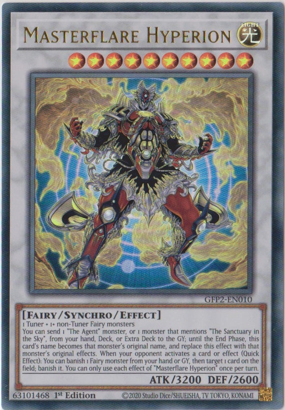 Yu-Gi-Oh! | Masterflare Hyperion | GFP2-EN010 | Ultra Rare | 1st Ed