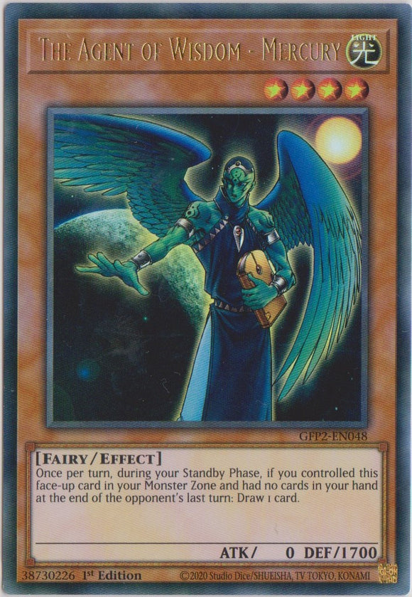 Yu-Gi-Oh! | The Agent of Wisdom - Mercury | GFP2-EN048 | Ultra Rare | 1st Ed