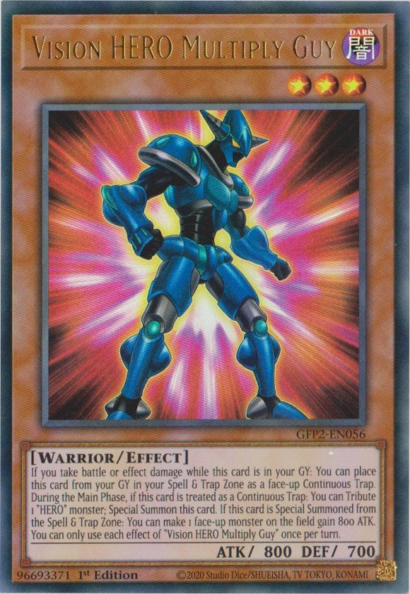 Yu-Gi-Oh! | Vision HERO Multiply Guy | GFP2-EN056 | Ultra Rare | 1st Ed