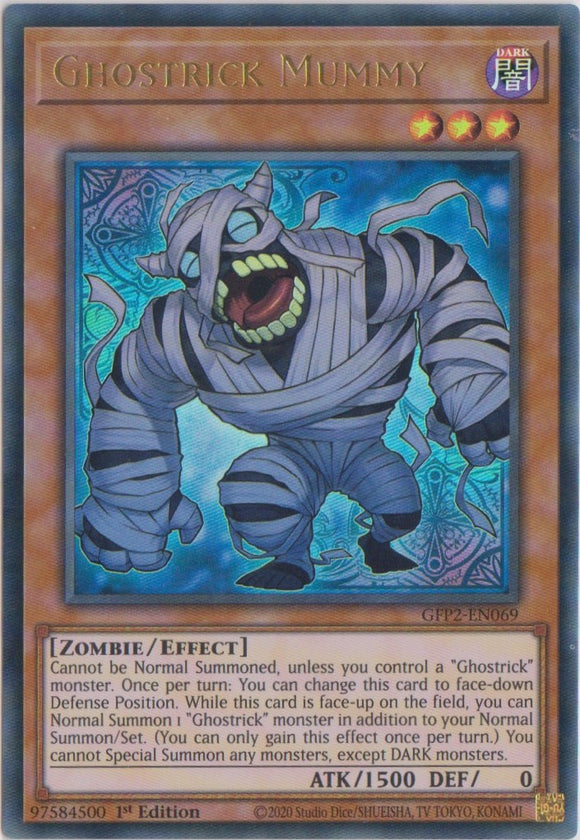 Yu-Gi-Oh! | Ghostrick Mummy | GFP2-EN069 | Ultra Rare | 1st Ed