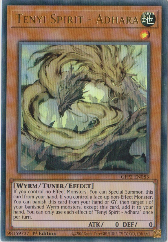 Yu-Gi-Oh! | Tenyi Spirit - Adhara | GFP2-EN083 | Ultra Rare | 1st Ed