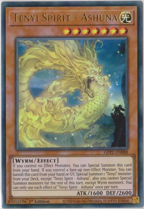 Yu-Gi-Oh! | Tenyi Spirit - Ashuna | GFP2-EN088 | Ultra Rare | 1st Ed