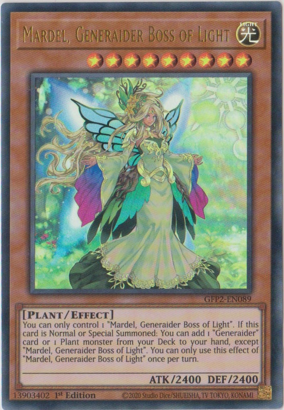 Yu-Gi-Oh! | Mardel, Generaider Boss of Light | GFP2-EN089 | Ultra Rare | 1st Ed