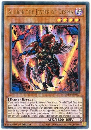 Yu-Gi-Oh! | Aluber the Jester of Despia | GFP2-EN097 | Ultra Rare | 1st Ed