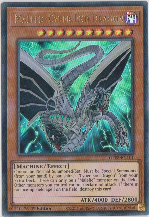 Yu-Gi-Oh! | Malefic Cyber End Dragon | GFP2-EN101 | Ultra Rare | 1st Ed