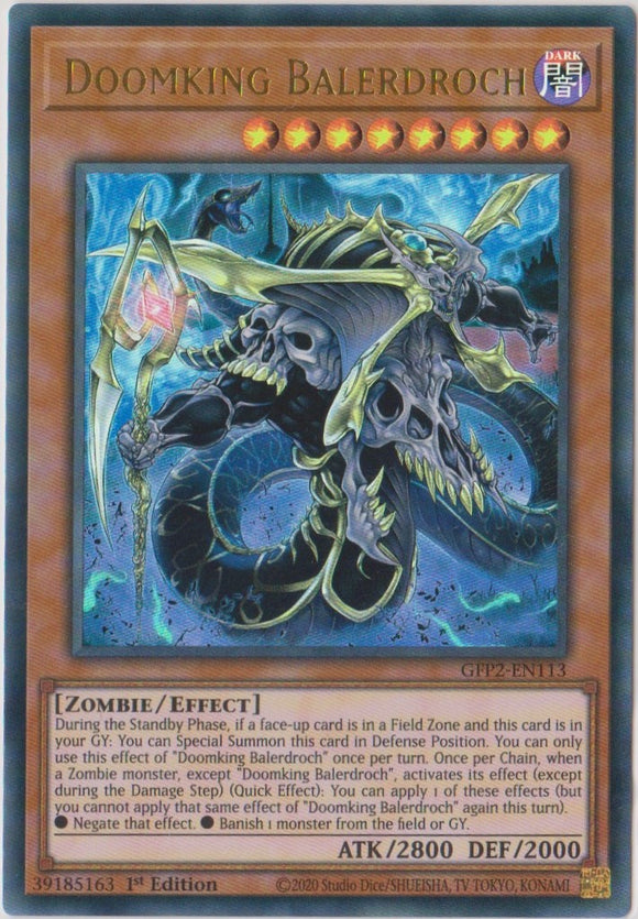 Yu-Gi-Oh! | Doomking Balerdroch | GFP2-EN113 | Ultra Rare | 1st Ed