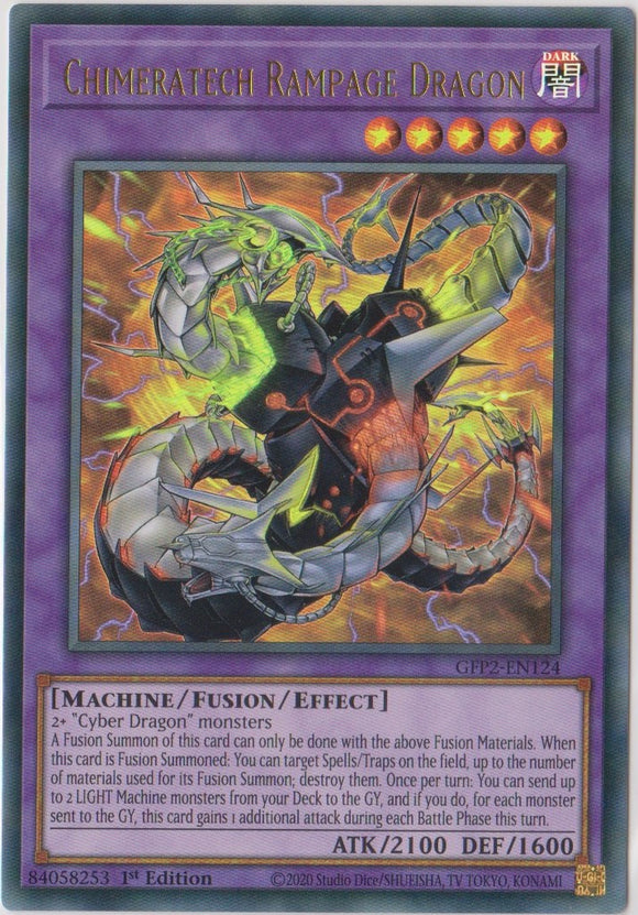 Yu-Gi-Oh! | Chimeratech Rampage Dragon | GFP2-EN124 | Ultra Rare | 1st Ed