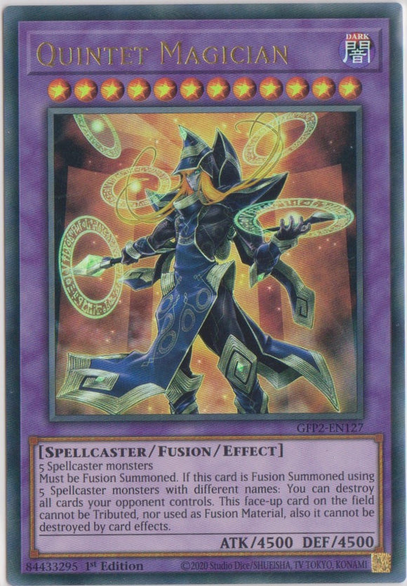 Yu-Gi-Oh! | Quintet Magician | GFP2-EN127 | Ultra Rare | 1st Ed