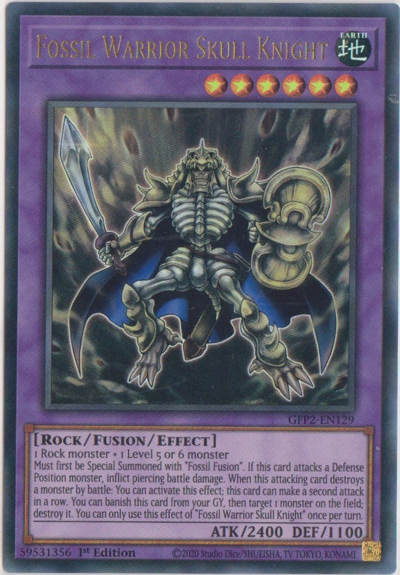 Yu-Gi-Oh! | Fossil Warrior Skull Knight | GFP2-EN129 | Ultra Rare | 1st Ed