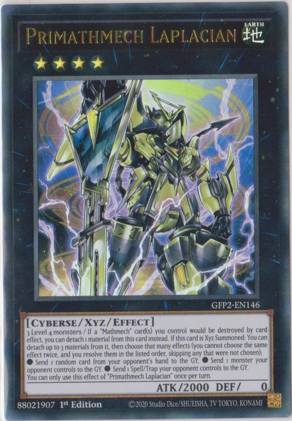 Yu-Gi-Oh! | Primathmech Laplacian | GFP2-EN146 | Ultra Rare | 1st Ed