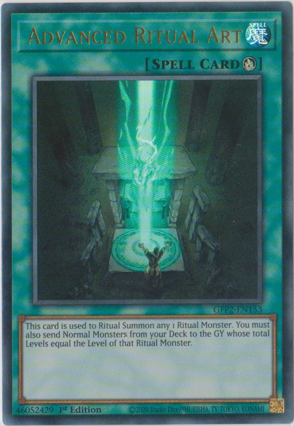 Yu-Gi-Oh! | Advanced Ritual Art | GFP2-EN153 | Ultra Rare | 1st Ed