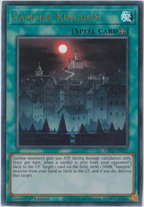 Yu-Gi-Oh! | Vampire Kingdom | GFP2-EN157 | Ultra Rare | 1st Ed