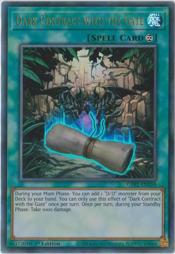 Yu-Gi-Oh! | Dark Contract with the Gate | GFP2-EN159 | Ultra Rare | 1st Ed