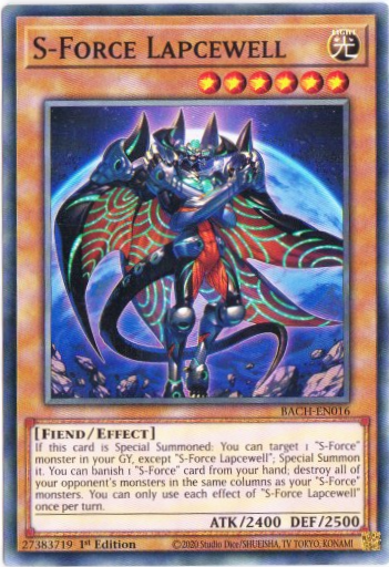 Yu-Gi-Oh! | S-Force Lapcewell | BACH-EN016 | Common | 1st Edition