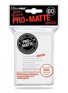 Ultra Pro | Small Pro Matte Card Sleeves | 60 Pack | White