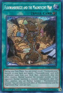 Yu-Gi-Oh! | Floowandereeze and the Magnificent Map | MP22-EN220 | Prismatic Secret Rare | 1st Ed