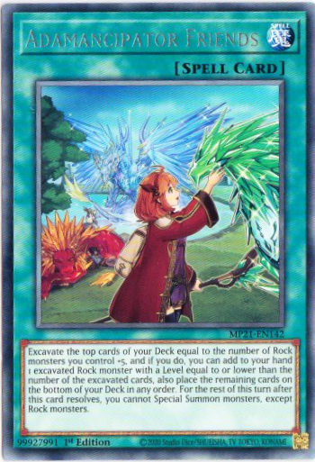 Yu-Gi-Oh! | Adamancipator Friends | MP21-EN142 | Rare | 1st Edition