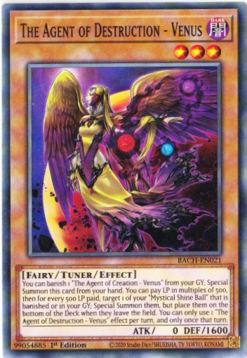 Yu-Gi-Oh! | The Agent of Destruction - Venus | BACH-EN021 | Common | 1st Edition