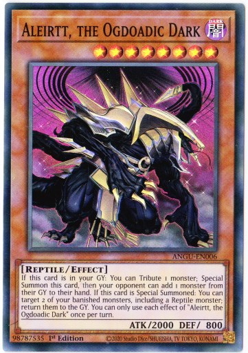 Yu-Gi-Oh! | Aleirtt, the Ogdoadic Dark | ANGU-EN006 | Super Rare | 1st Ed