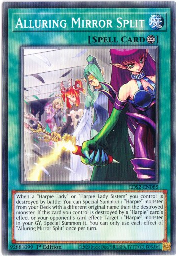 Yu-Gi-Oh! | Alluring Mirror Split | LDS2-EN085 | Common | 1st Ed