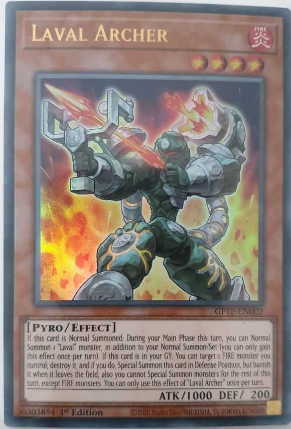 Yu-Gi-Oh! | Laval Archer | GFTP-EN002 | Ultra Rare | 1st Edition