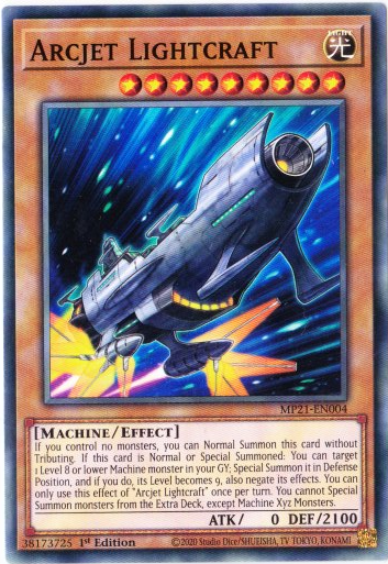 Yu-Gi-Oh! | Arcjet Lightcraft | MP21-EN004 | Common | 1st Edition