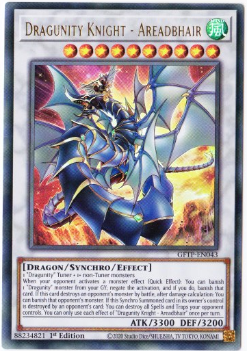 Yu-Gi-Oh! | Dragunity Knight - Areadbhair | GFTP-EN043 | Ultra Rare | 1st Edition