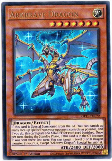 Yu-Gi-Oh! | Arkbrave Dragon | GFTP-EN072 | Ultra Rare | 1st Edition