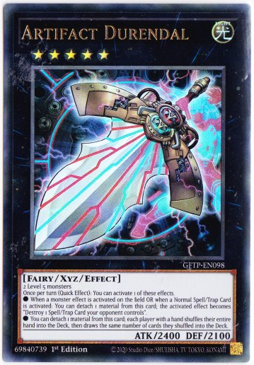 Yu-Gi-Oh! | Artifact Durendal | GFTP-EN098 | Ultra Rare | 1st Edition