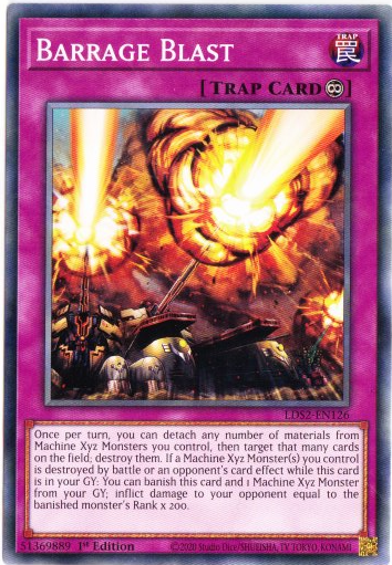 Yu-Gi-Oh! | Barrage Blast | LDS2-EN126 | Common | 1st Ed