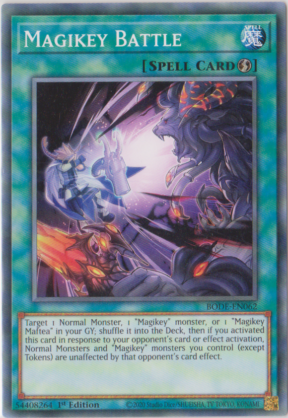 Yu-Gi-Oh! | Magikey Battle | BODE-EN062 | Common | 1st Edition