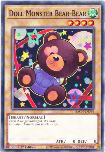 Yu-Gi-Oh! | Doll Monster Bear-Bear | BACH-EN094 | Common | 1st Edition