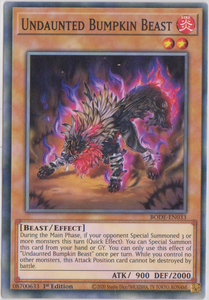 Yu-Gi-Oh! | Undaunted Bumpkin Beast | BODE-EN033 | Common | 1st Edition