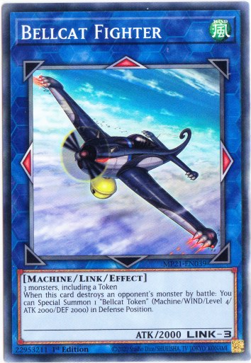 Yu-Gi-Oh! | Bellcat Fighter | MP21-EN039 | Common | 1st Edition