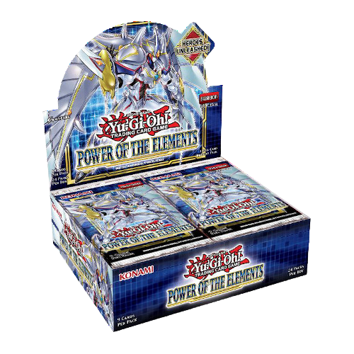 Yu-Gi-Oh! | Power Of The Elements | Sealed Booster Box 24 Pack | 1st Edition