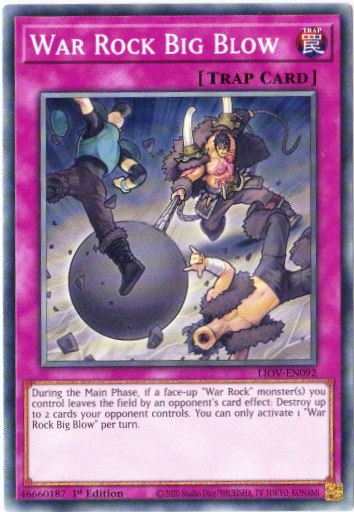 Yu-Gi-Oh! | War Rock Big Blow | LIOV-EN092 | Common | 1st Ed