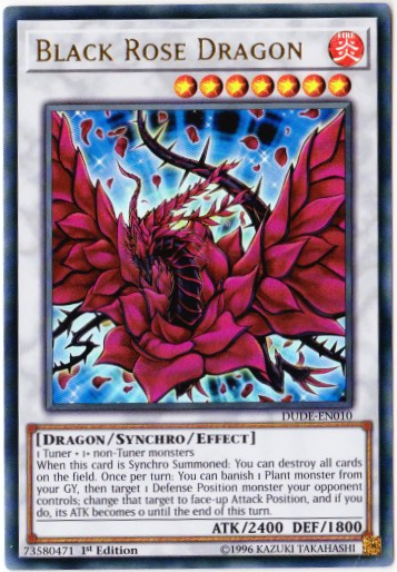 Yu-Gi-Oh! | Black Rose Dragon | DUDE-EN010 | Ultra Rare | 1st Edition