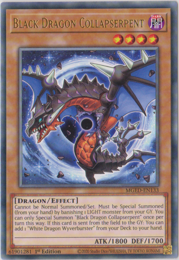 Yu-Gi-Oh! | Black Dragon Collapserpent | MGED-EN133 | Rare | 1st Edition