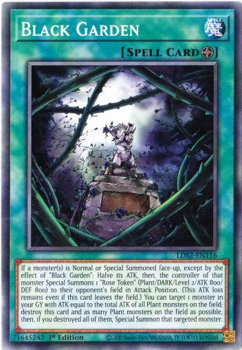 Yu-Gi-Oh! | Black Garden | LDS2-EN116 | Common | 1st Ed