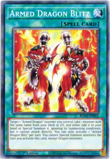 Yu-Gi-Oh! | Armed Dragon Blitz | BLVO-EN052 | Common | 1st Ed