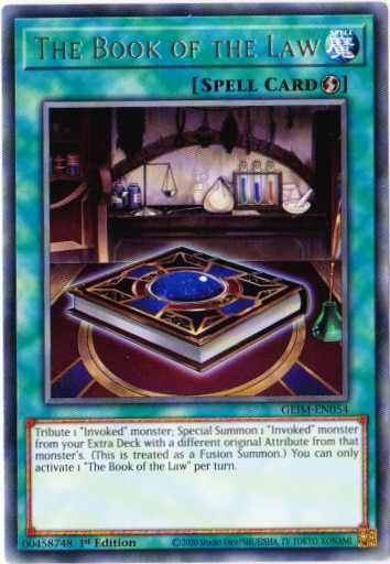 Yu-Gi-Oh! | The Book of the Law | GEIM-EN054 | Rare | 1st Ed