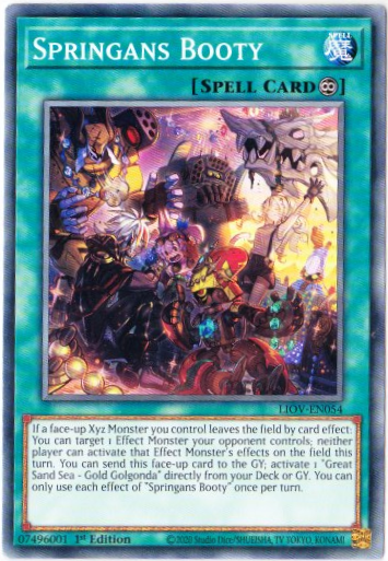 Yu-Gi-Oh! | Springans Booty | LIOV-EN054 | Common | 1st Ed