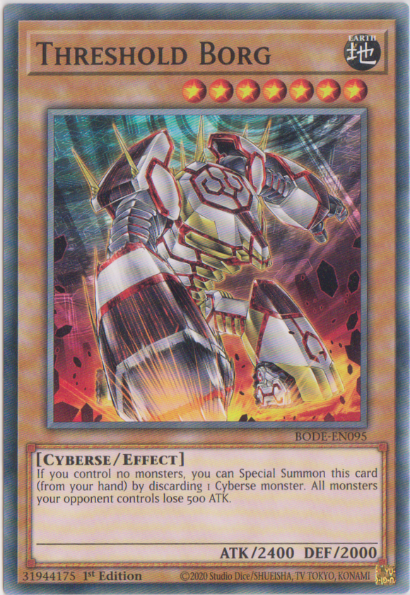 Yu-Gi-Oh! | Threshold Borg | BODE-EN095 | Common | 1st Edition