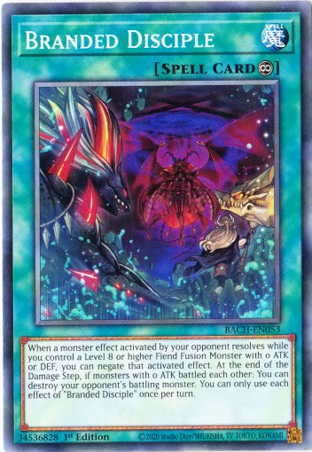 Yu-Gi-Oh! | Branded Disciple | BACH-EN053 | Common | 1st Edition