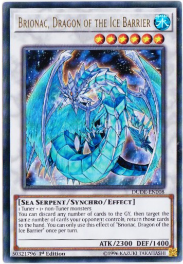 Yu-Gi-Oh! | Brionac, Dragon of the Ice Barrier | DUDE-EN008 | Ultra Rare | 1st Edition