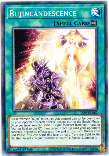 Yu-Gi-Oh! | Bujincandescence | LIOV-EN062 | Common | 1st Ed