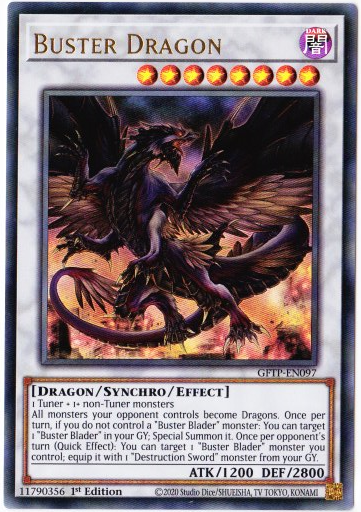 Yu-Gi-Oh! | Buster Dragon | GFTP-EN097 | Ultra Rare | 1st Edition