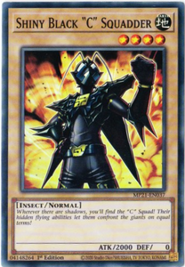 Yu-Gi-Oh! | Shiny Black "C" Squadder | MP21-EN037 | Super Rare | 1st Edition