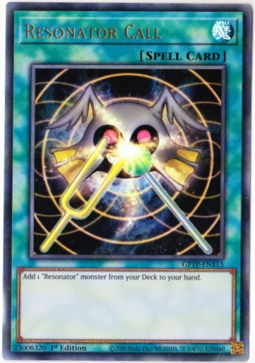 Yu-Gi-Oh! | Resonator Call | GFTP-EN115 | Ultra Rare | 1st Edition